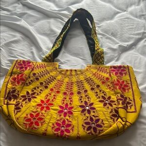 Colorful Embroidered Women's Bag